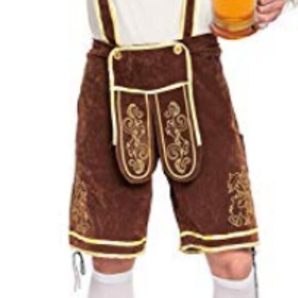 spooktacular Mens German Barvarian Ocktoberfest Costume Size XXL - Picture 4 of 13